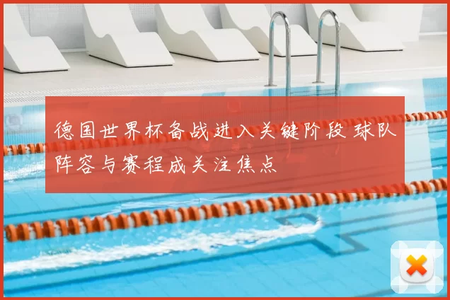 德国世界杯备战进入关键阶段 球队阵容与赛程成关注焦点