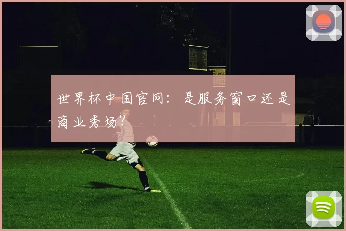 世界杯中国官网：是服务窗口还是商业秀场？